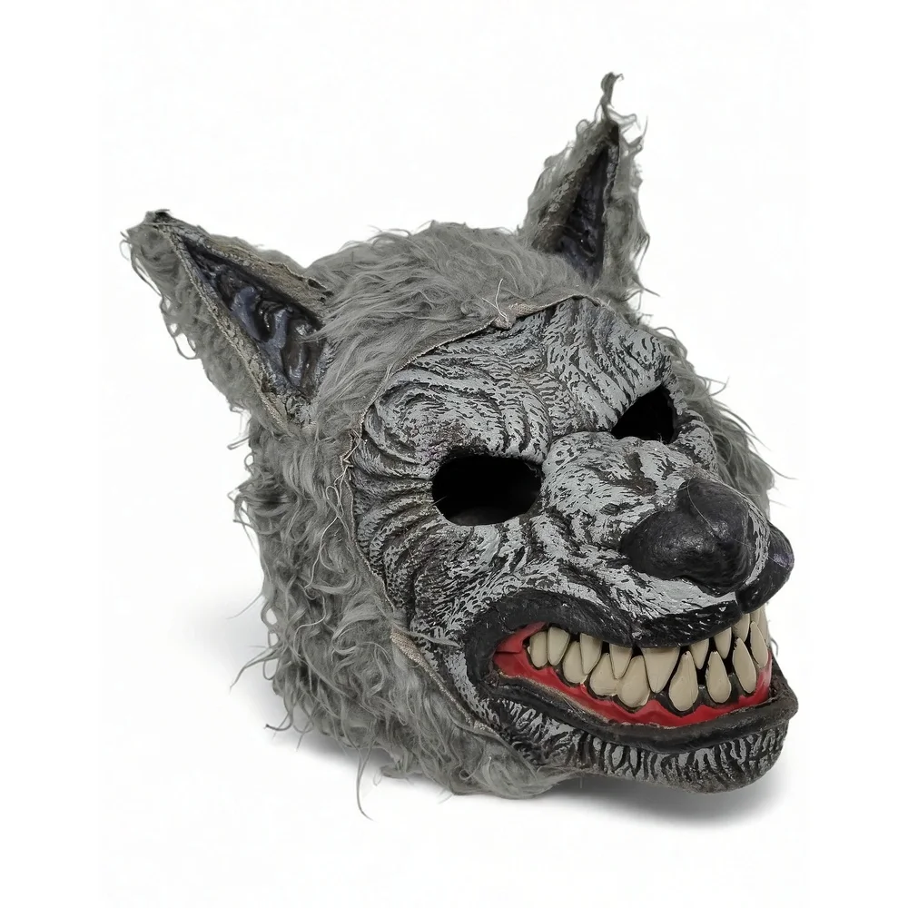 Spirit Halloween Werewolf Mask Adult Horror Prop Monster Faux Fur Cosplay Item